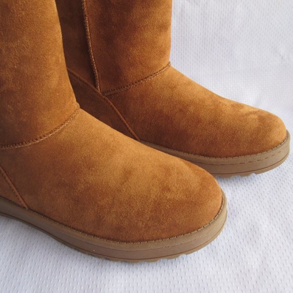 SO SOPHIA BIG GIRLS CHESTNUT WINTER BOOTS (SIZE 6) - Picture 13 of 16